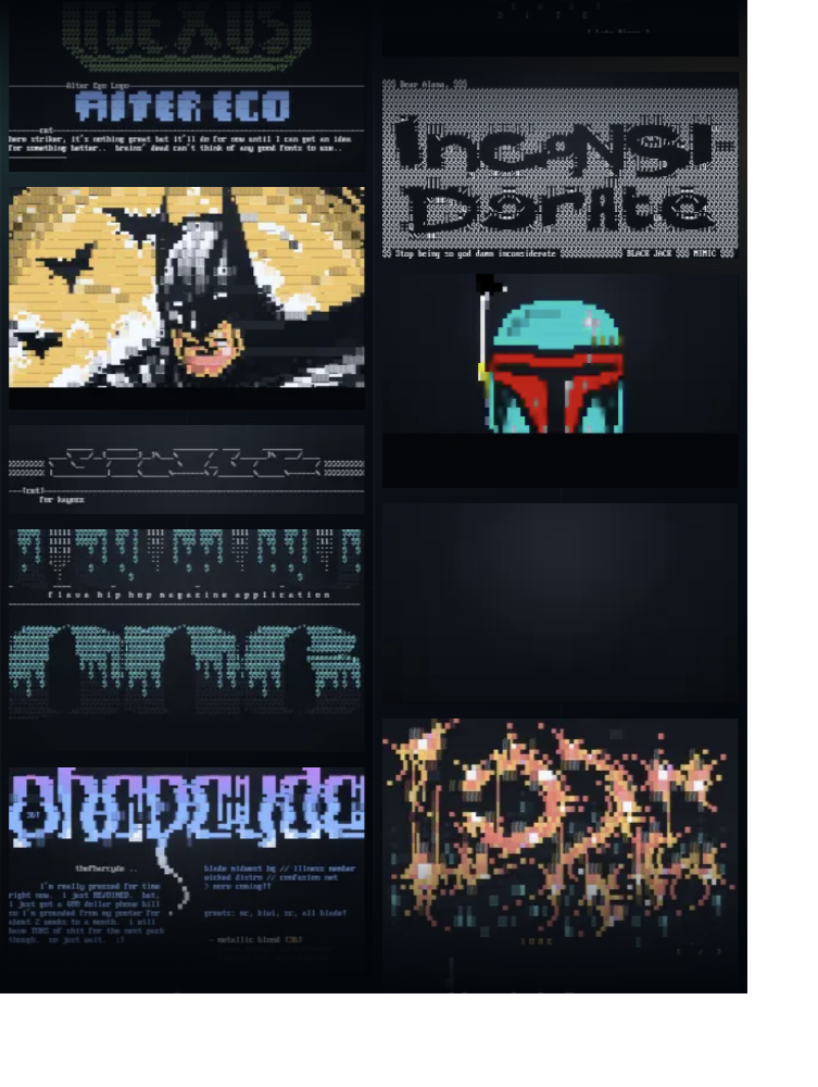 ascii.gallery screenshot